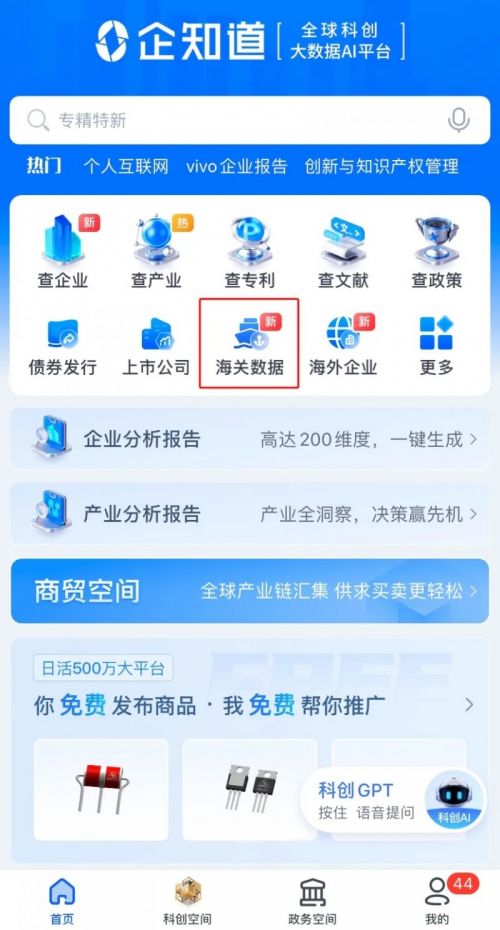 外貿人看過來 企知道 上新 海關數據,有用